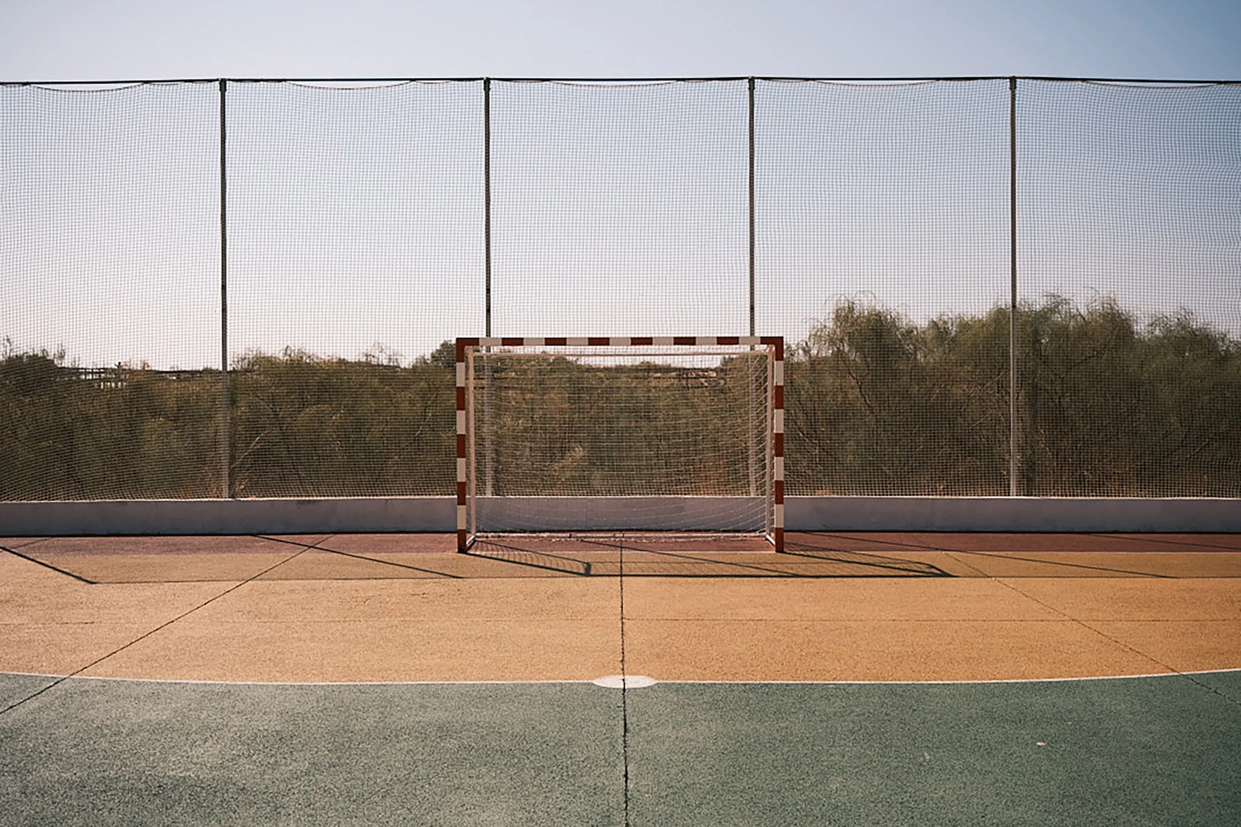 Soccer Pitch Tavira Portugal by Garth Oriander Photographer