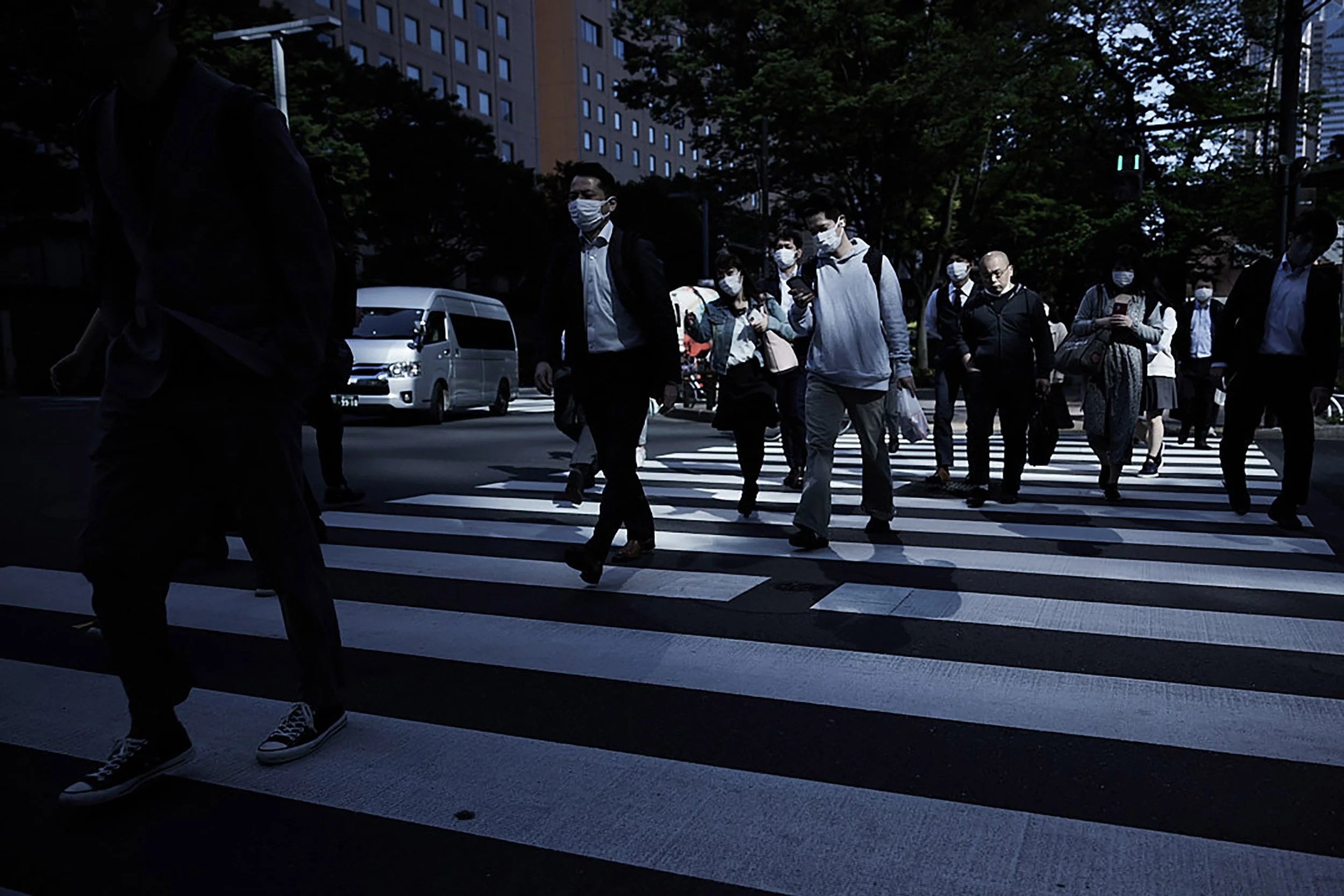 Street Crossing, Tokyo, Japan by Garth Oriander Photographer