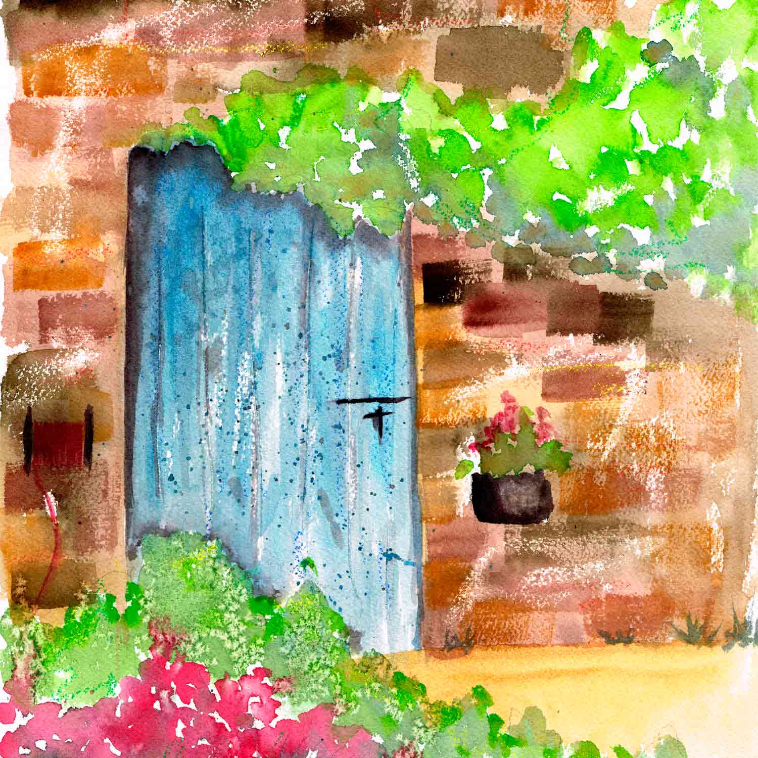 Jan 16 Fast and Loose Watercolour