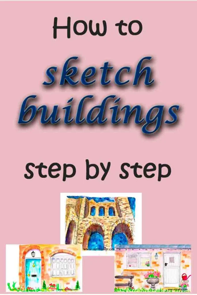 I'm sketching buildings - come and see my process — Kerrie Woodhouse ...