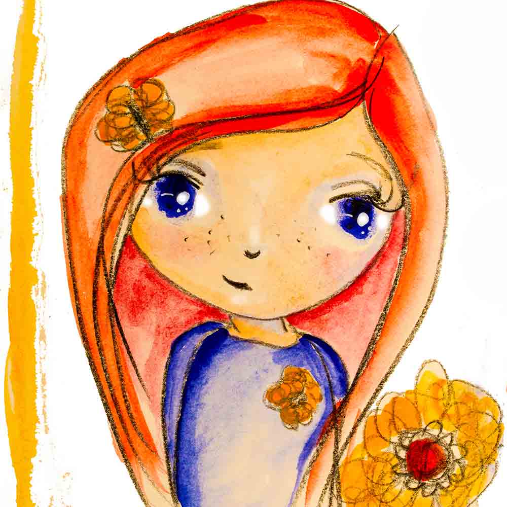 orange-hair-three-flowers-whimsical-art-print-kw.jpg