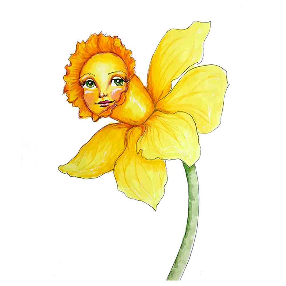 Flower Face No 19 Daffodil