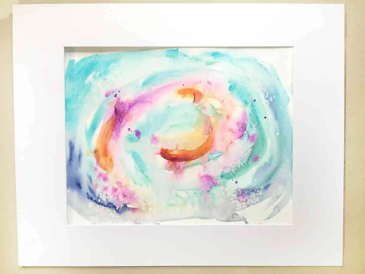 Tranquil-waters-no-2-Rainbow-swirl-with-mat-kw.jpg