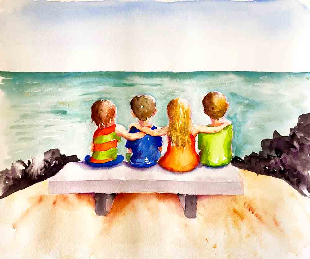 Nov 17 Watercolour Kids