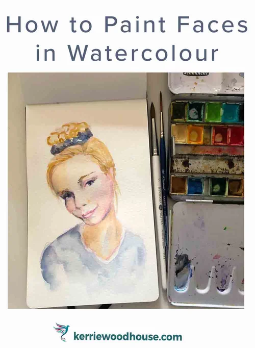 How To Paint A Portrait In Watercolor Kerrie Woodhouse