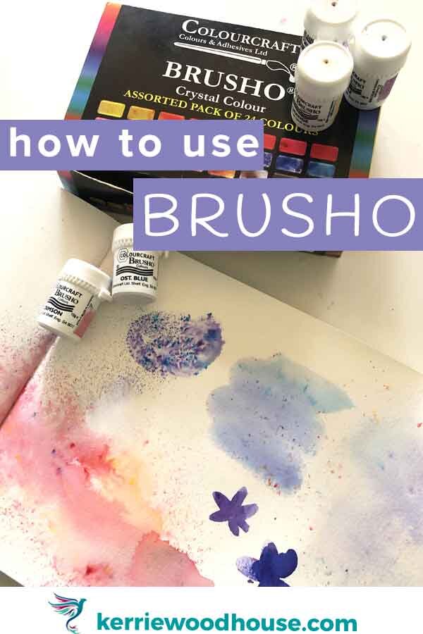 How to use Brusho Crystals — Kerrie Woodhouse