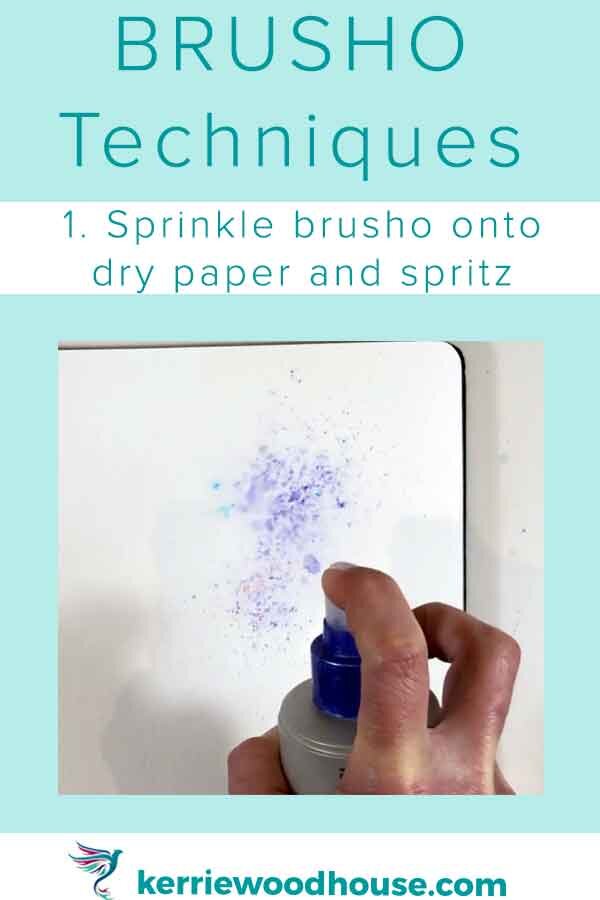 2 Ways to Use Brusho Pigment Powders 