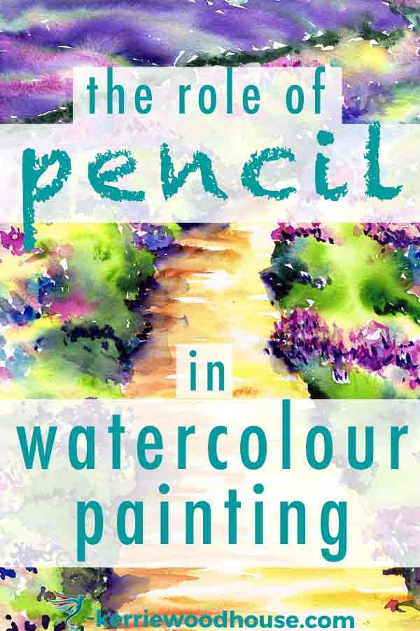 Watercolor pencil painting tutorial for beginners 