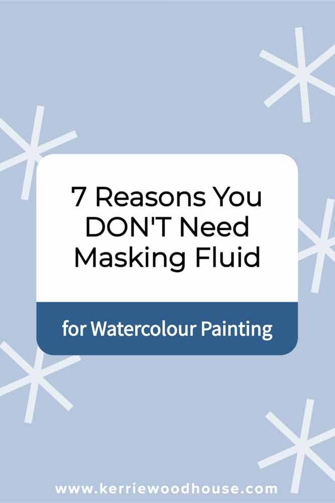 How To Use Masking Fluid With Watercolour! What You NEED To Know
