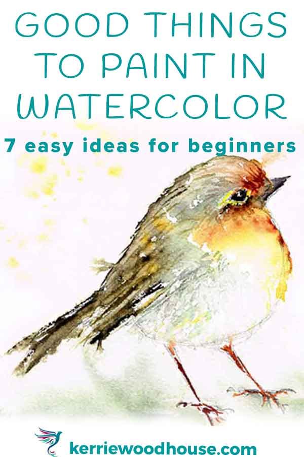 This one looks like you really did something fancy when it's actually , Watercolor Ideas For Beginners