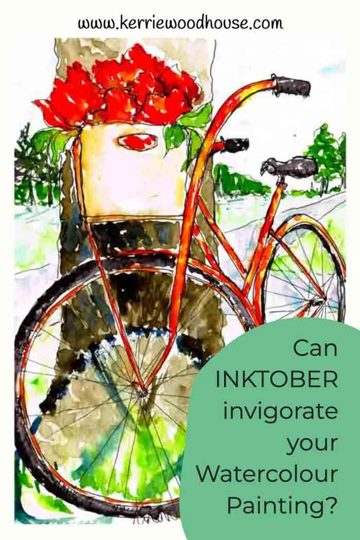 Is Inktober a Good Challenge for Watercolour Painters? — Kerrie Woodhouse
