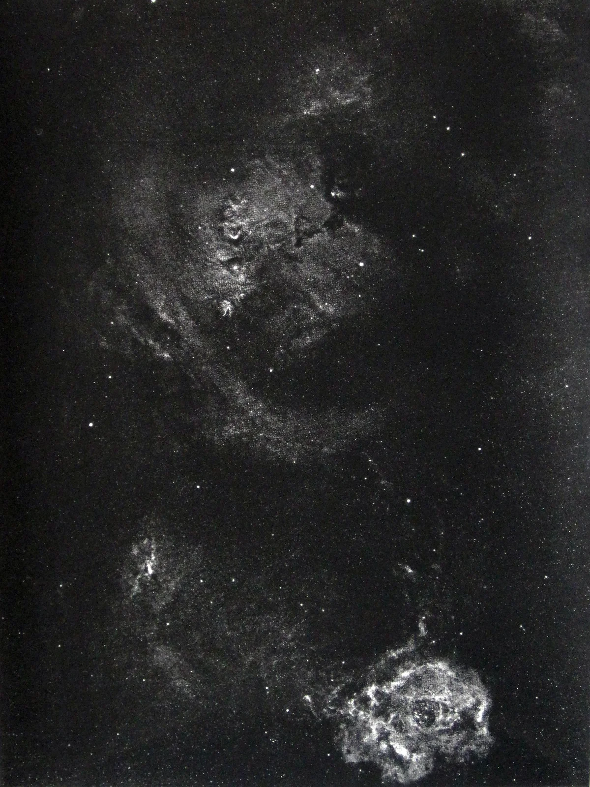   All It Is, And Ever Was, And Ever Will Be , 2010 Diamond powder over silkscreen on paper 18 x 24 inches 