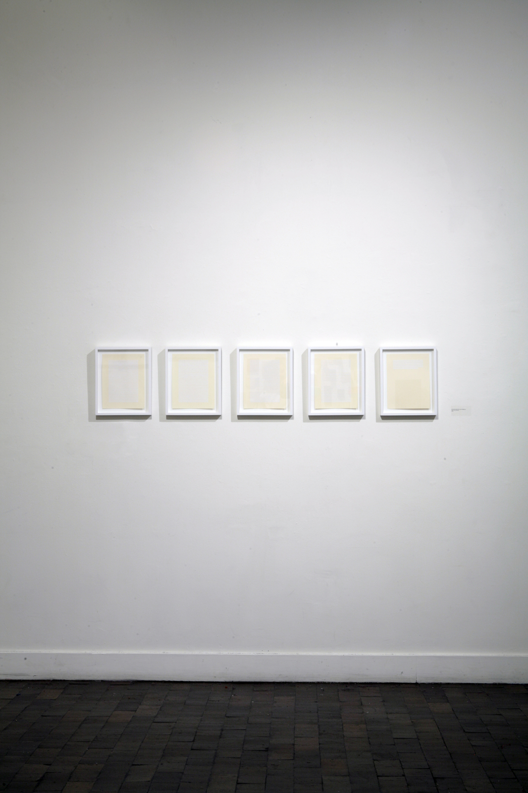   Computing Machinery and Intelligence , 2006 Paper and adhesive 5 pages, 8.5 x 11 inches each 