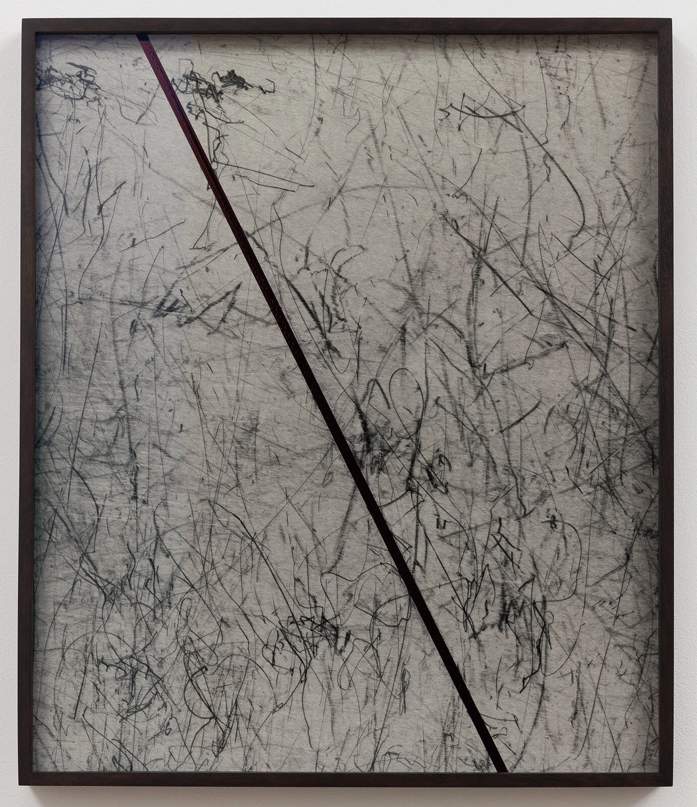   To Certain , 2019  26 x 22 inches  Ballpoint pen ink over chromogenic print 