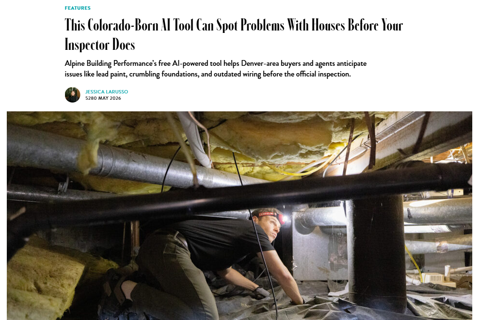 Featured in 5280 Magazine: Colorado-Born AI Helping Home Buyers Make Smarter Decisions