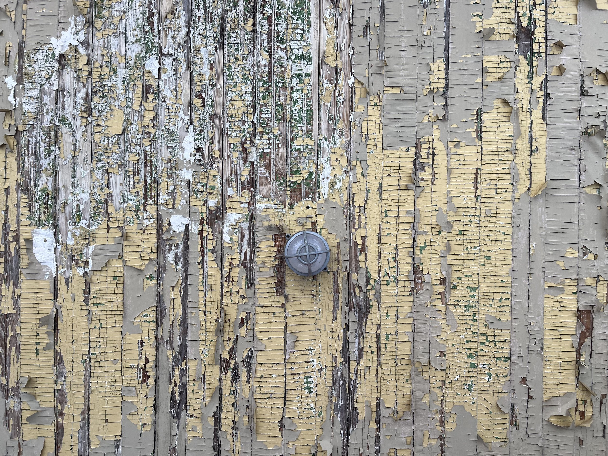 Lead paint testing is recommended if paint is disturbed or to be scrapped.