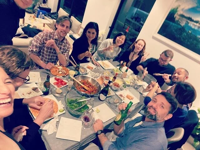 This bunch makes me so happy. Thanks for a beautiful evening @benfwirtz and @linglinglife ! @colettegrgic @lilyk_nz @alepatnz @alexzanoni @stvsaunders (📷: @chezza77 ) #favouritepeople #saturdaynight #daintyboss2020