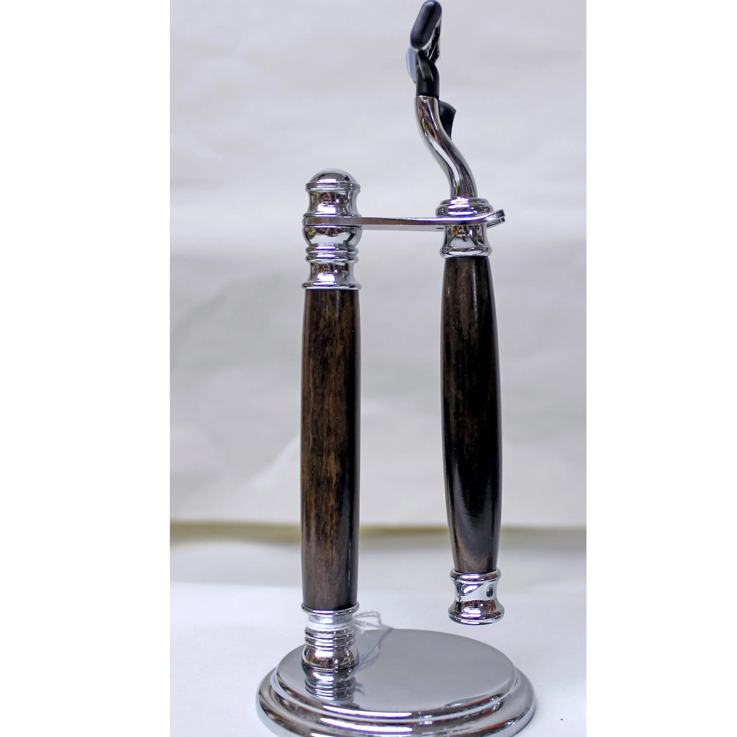 Zircote Wood Razor and Stand $60