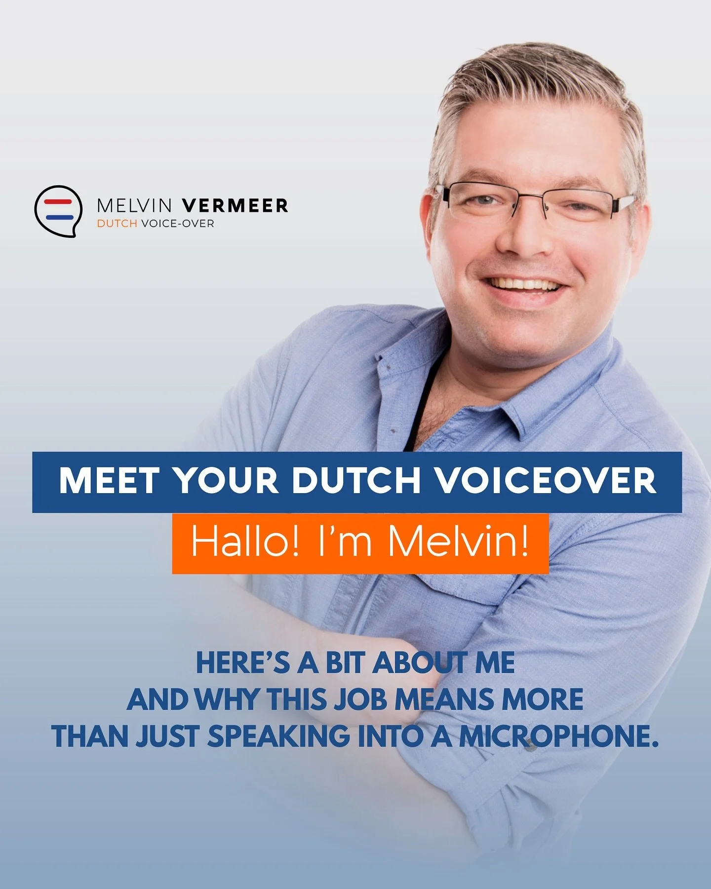 Hi there! I&rsquo;m Melvin, a Dutch Voice Actor living in the UK.
🇳🇱🎙️🇬🇧 
In this post I show you a small glimpse into who I am and what I love doing.
🙌
Through my voice, I get to tell stories, shape moods and bring scripts to life. It&rsquo;s 
