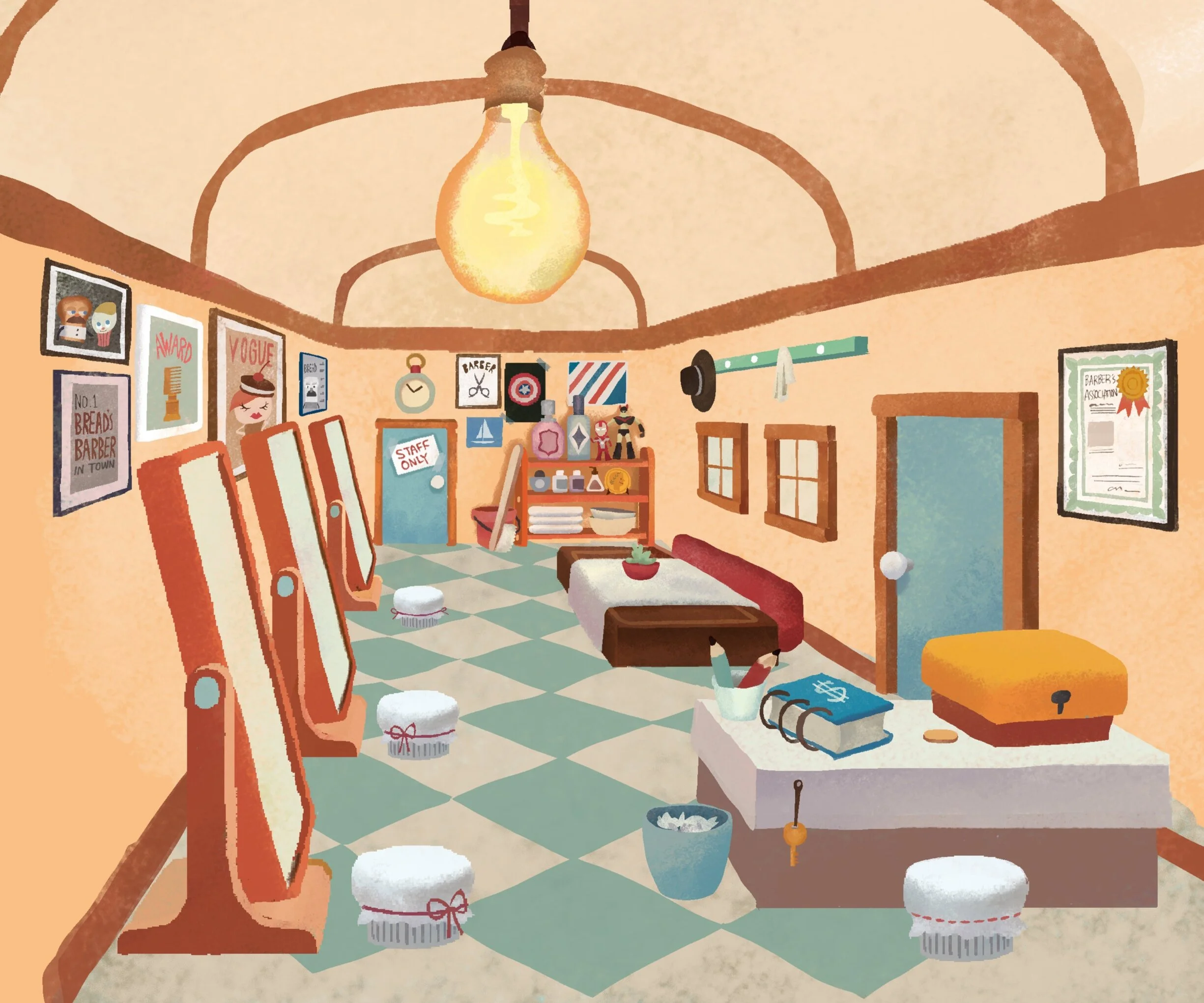 Barber Shop_Interior_Concept 01