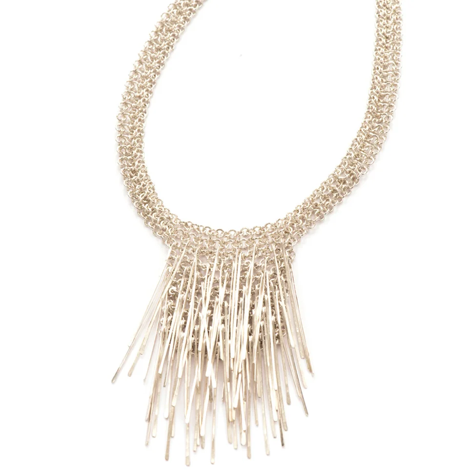 Silver Spike Necklace