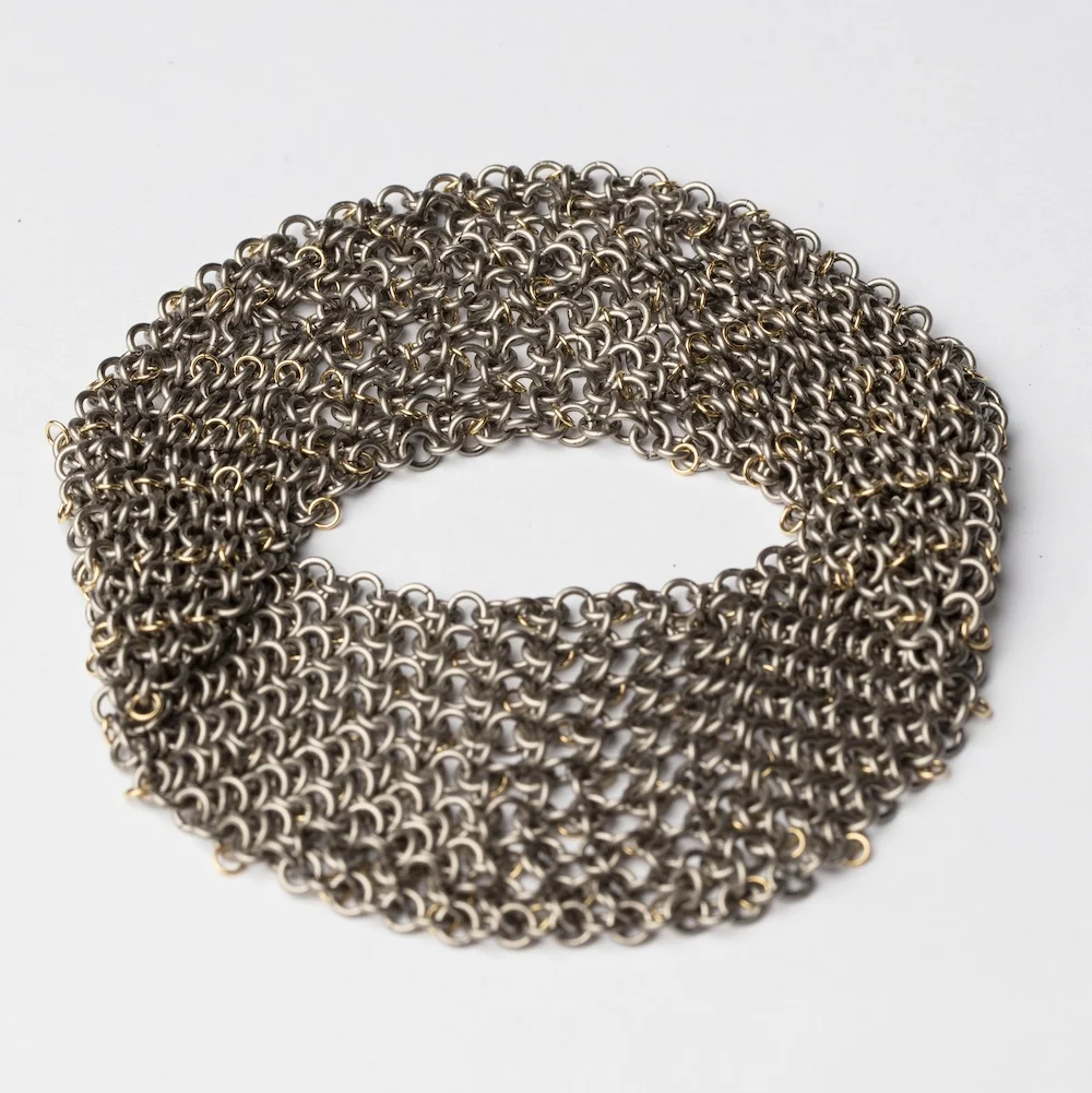 Titanium and 18ct Gold Cuff