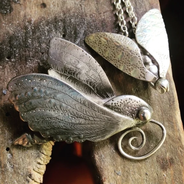New Moth Necklace