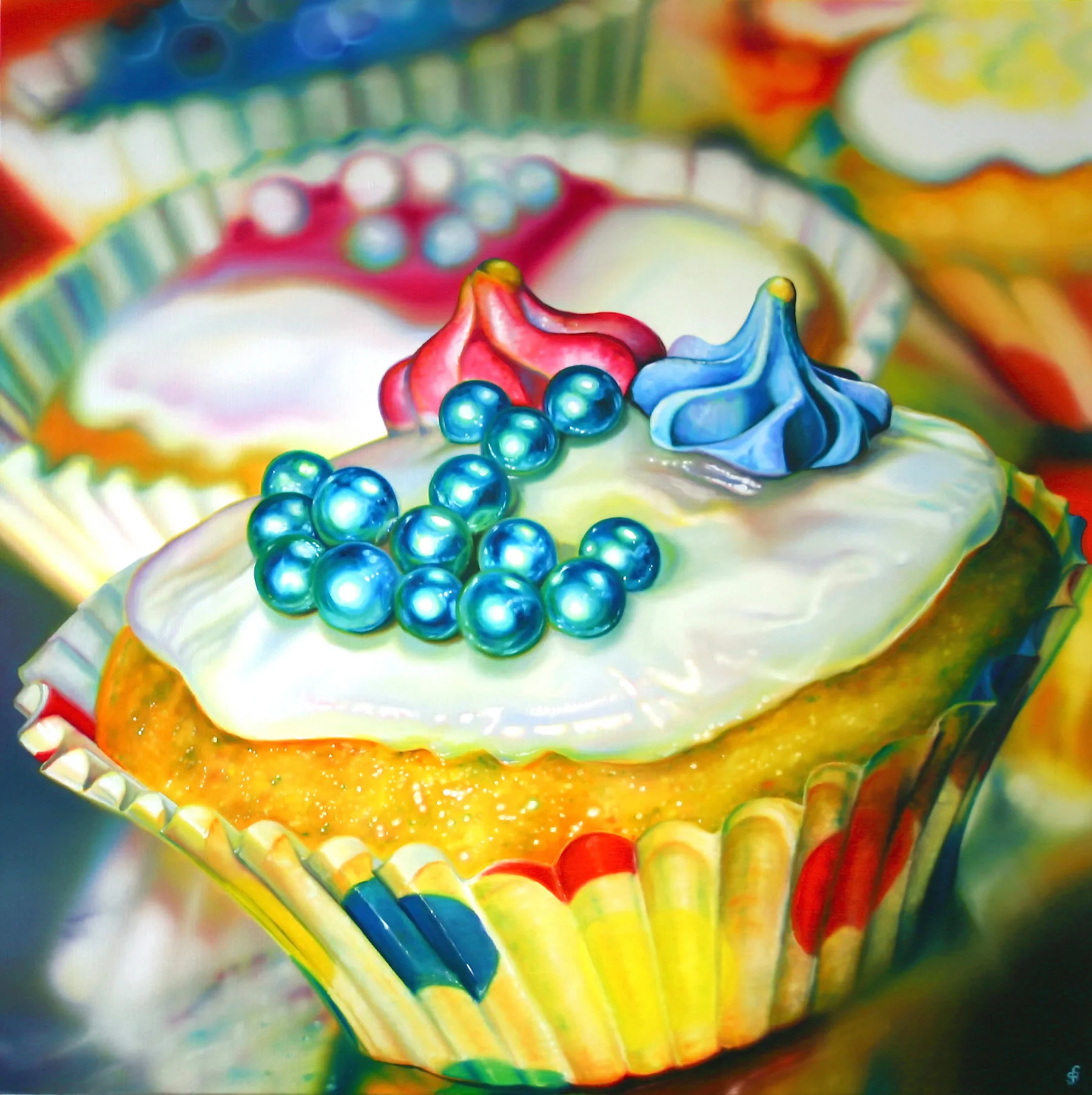Iced Gems 90x90cm 2011