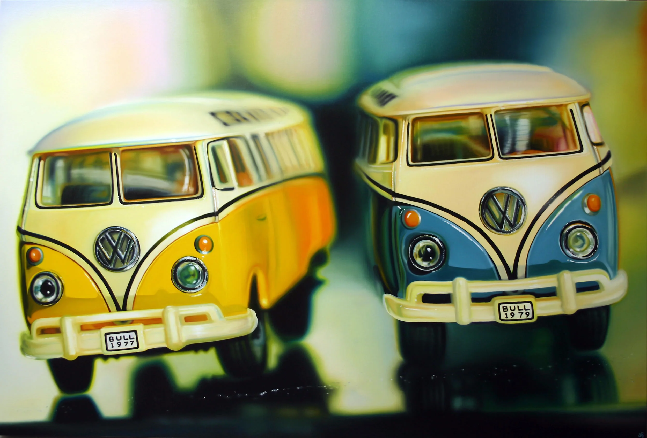 Happy Campers 85x130cm 2008