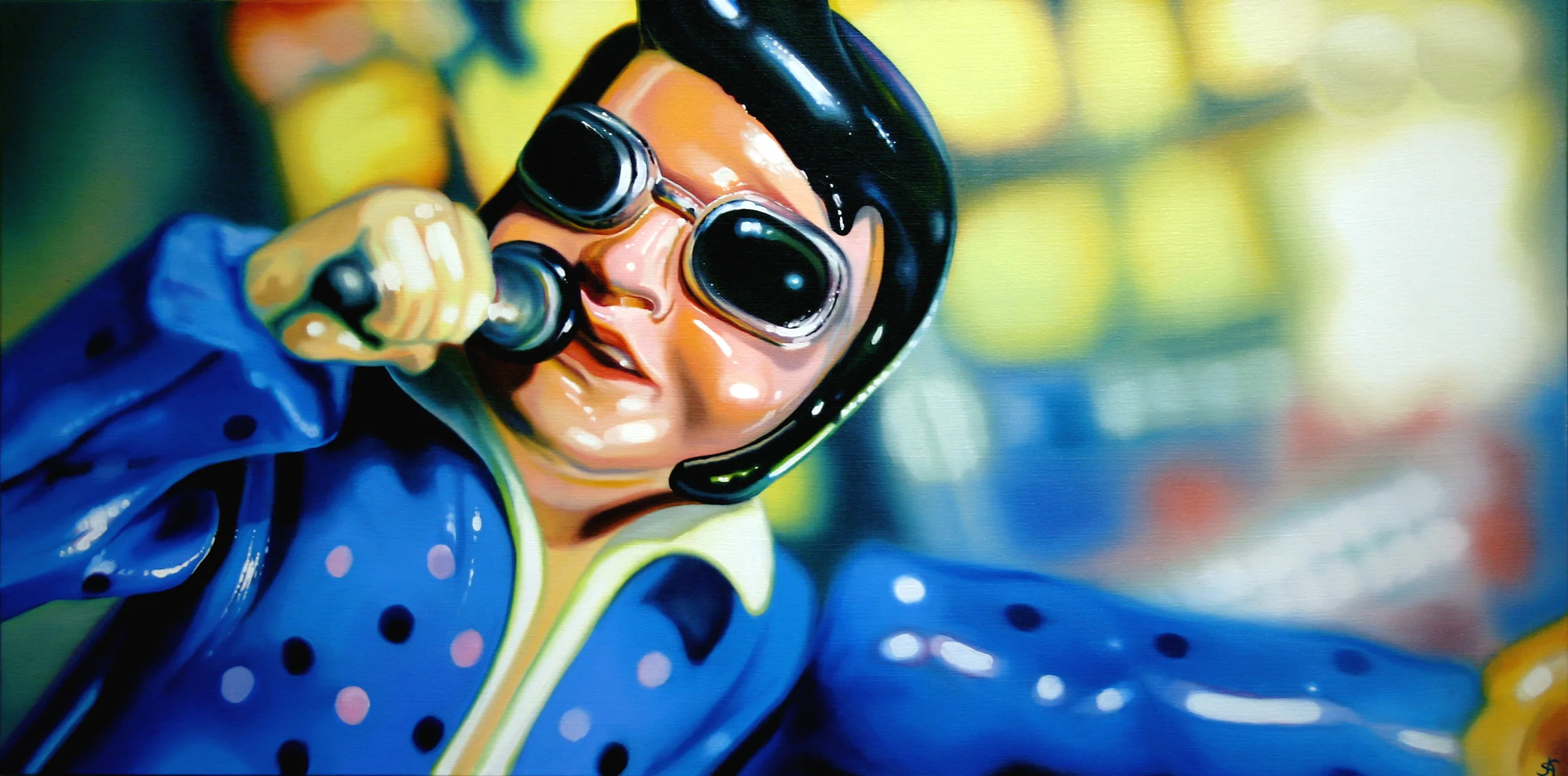 Elvis Lives! 50x100cm 2009