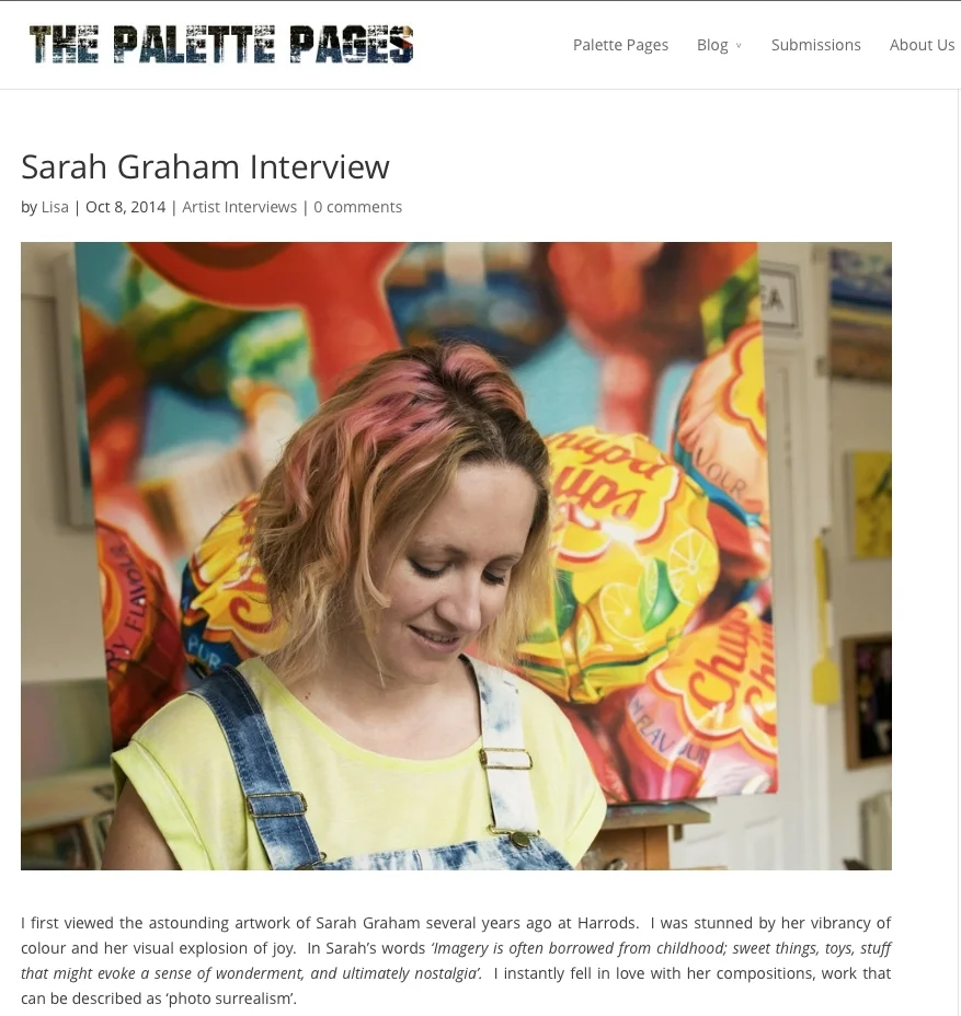 The Palette Pages Interview