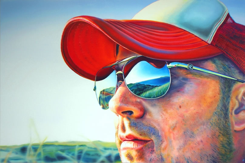 'Sea View' oil on canvas - 80x120cm