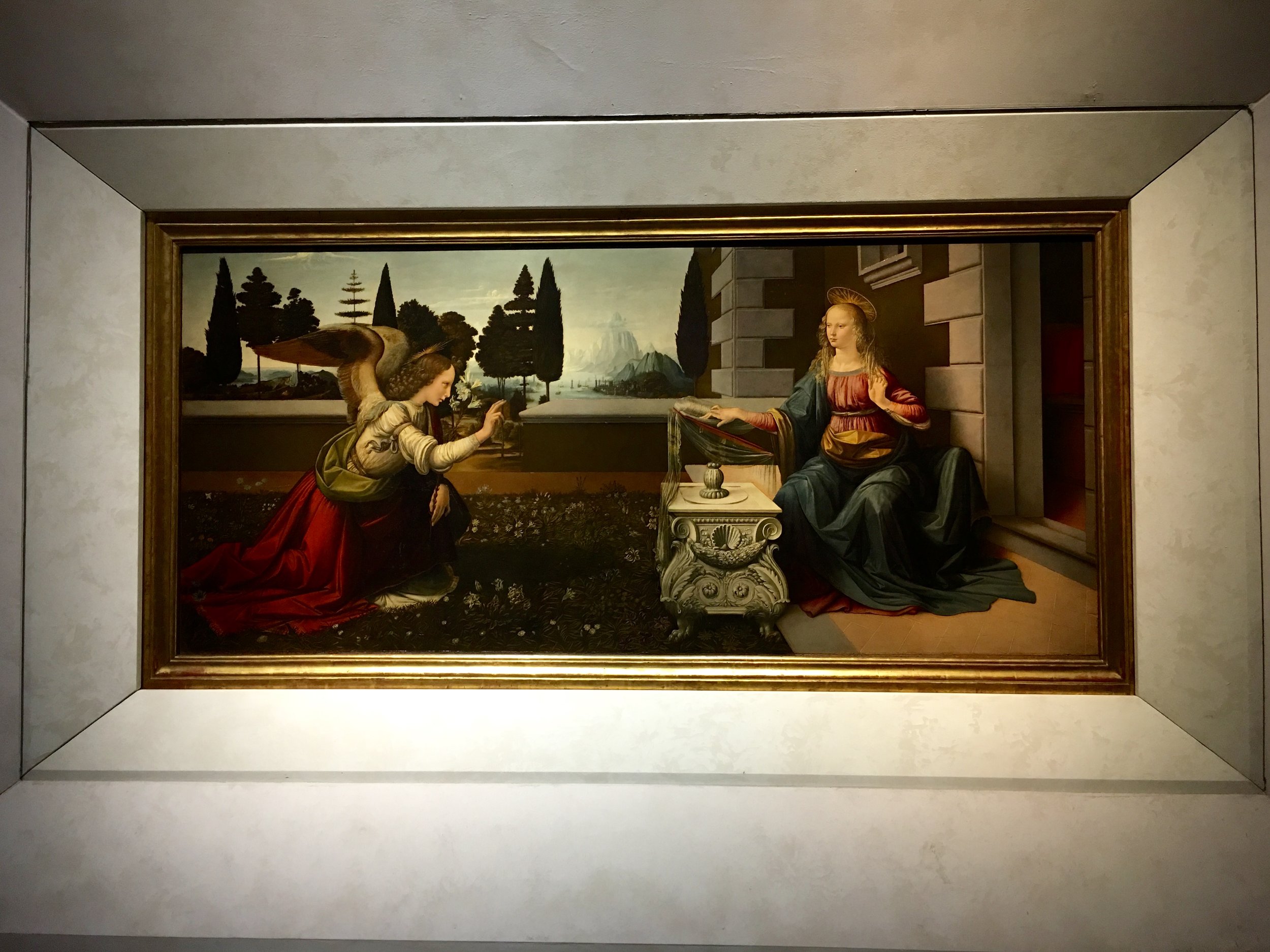 LEONARDO DA VINCI - ANNUNCIATION