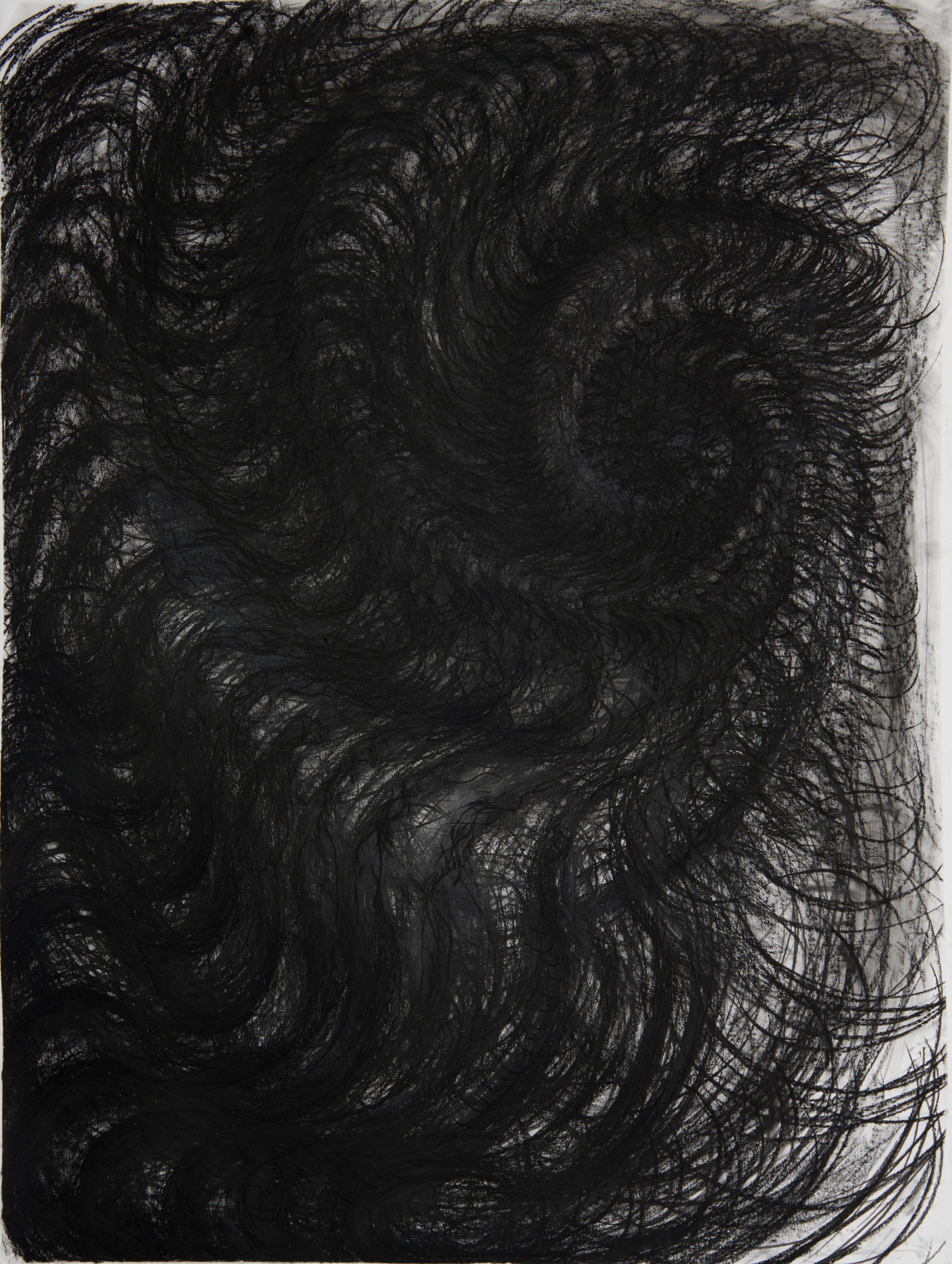  Vortex Study, 2018                                                                                                               135x 100 cm charcoal on paper 