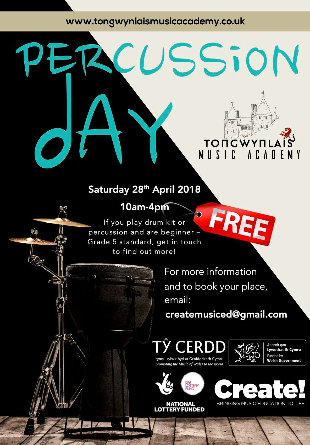 Tongwynlais Music Academy: Percussion Day
