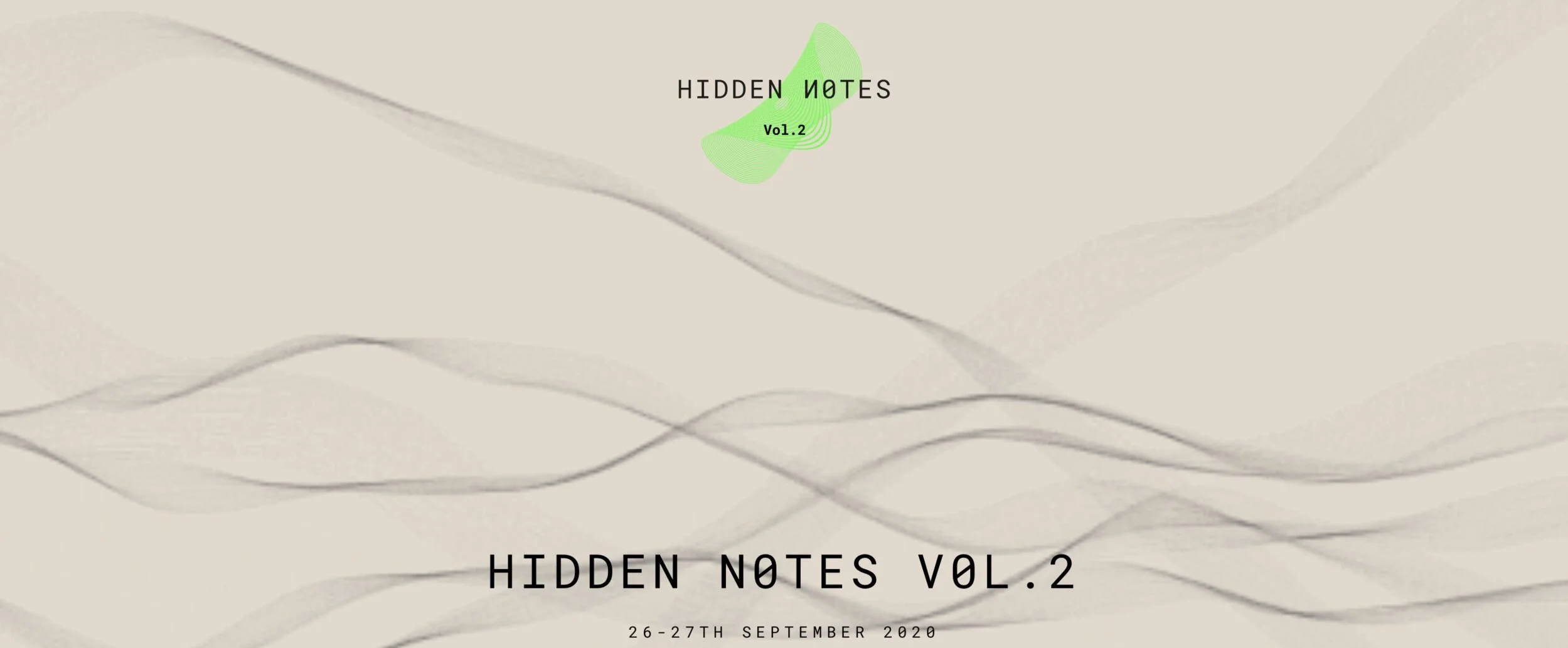 Hidden Notes Vol II feat Harriet Riley [POSTPONED]