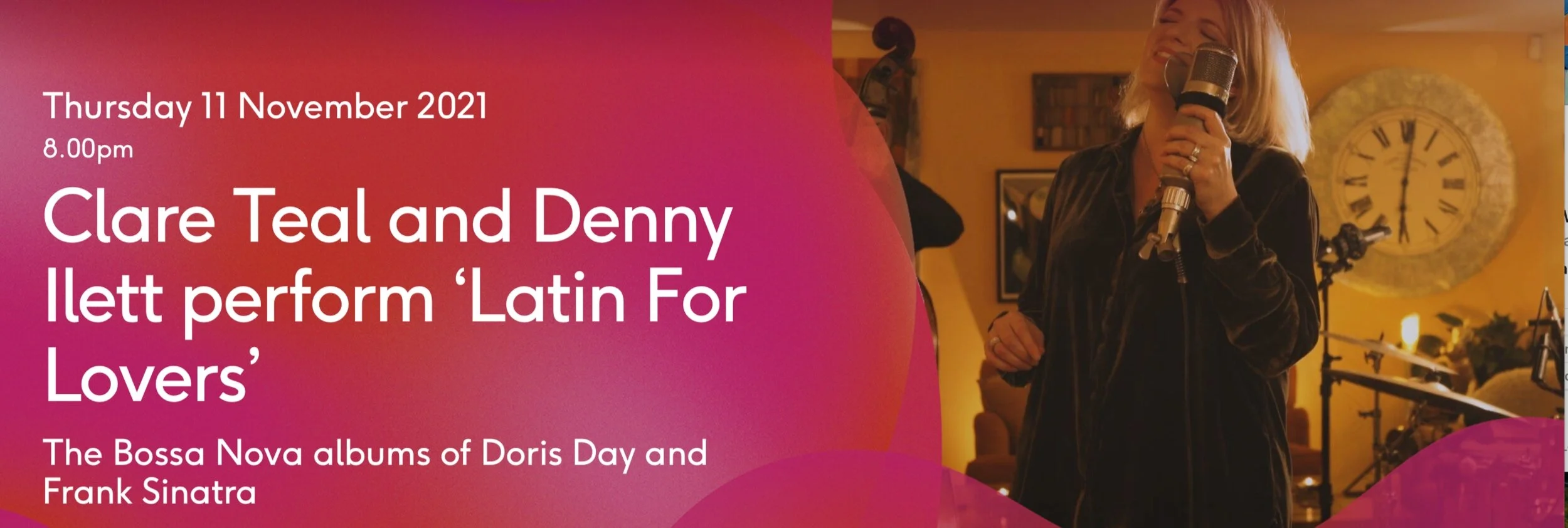 Clare Teal and Denny Ilett perform ‘Latin For Lovers’