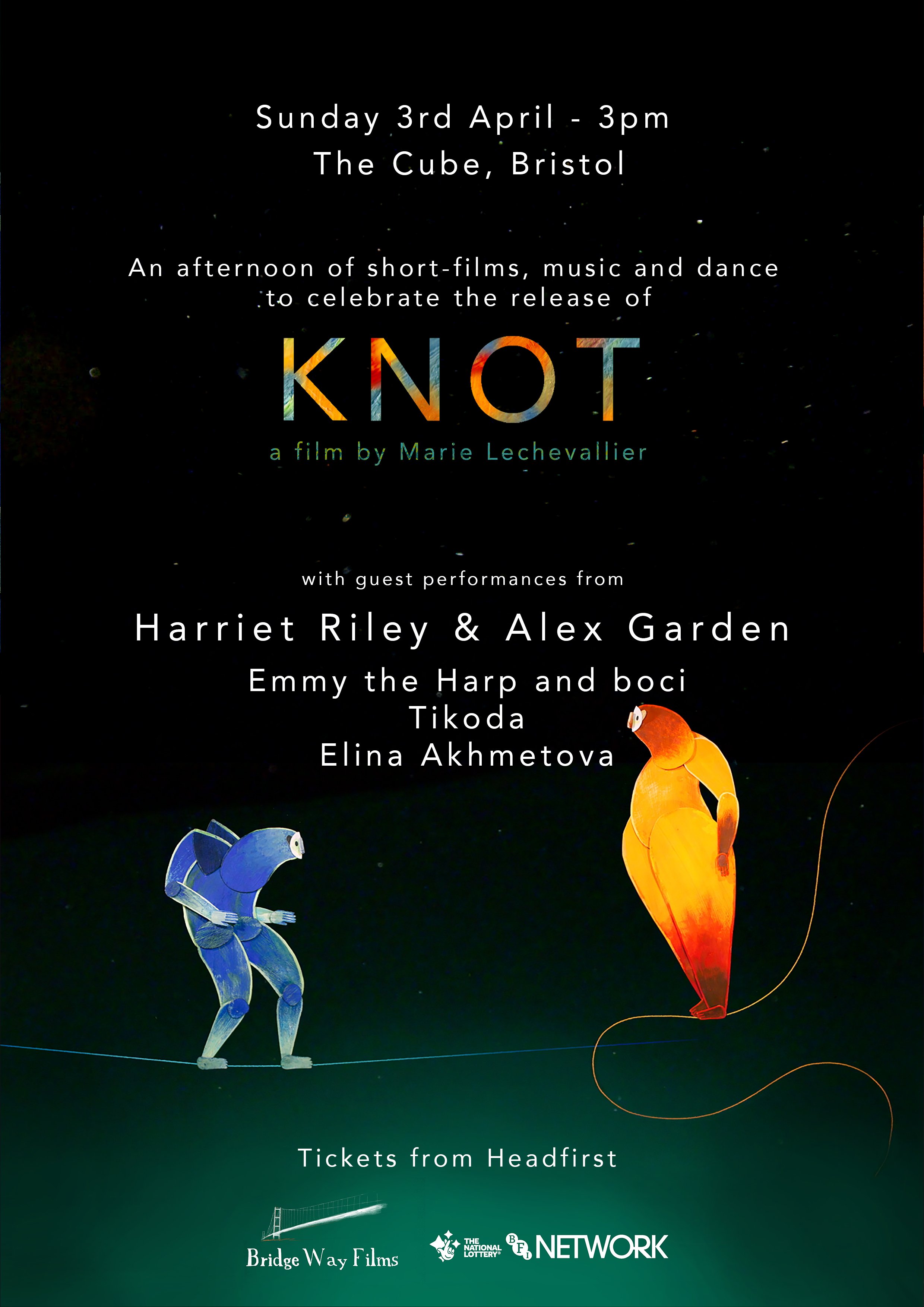 Harriet Riley and Alex Garden at The Cube, Bristol