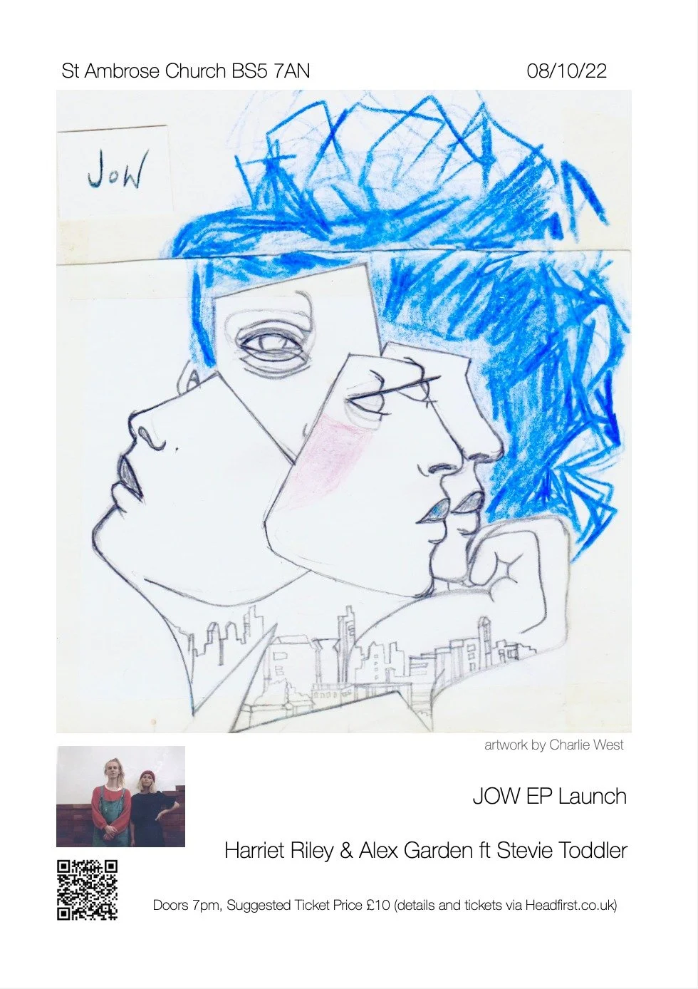 JOW and Harriet Riley &amp; Alex Garden at St Ambrose Church