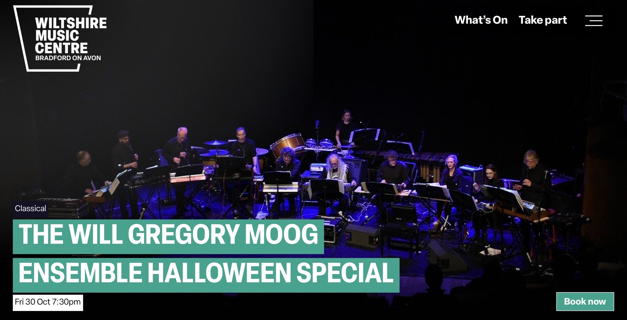 The Will Gregory Moog Ensemble at Wiltshire Music Centre