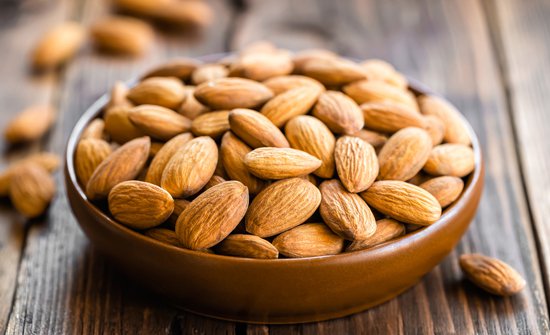 Almonds are extremely high in omega-6 and come with a long line of proposed health benefits from reduced diabetes to cardiovascular disease. 