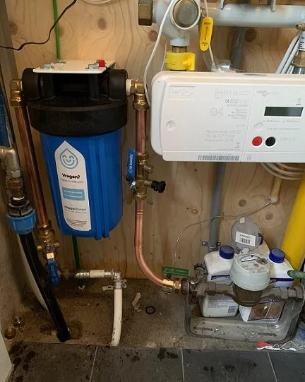 Afmetingen en benodigde installatieruimte van HappyDrops Home