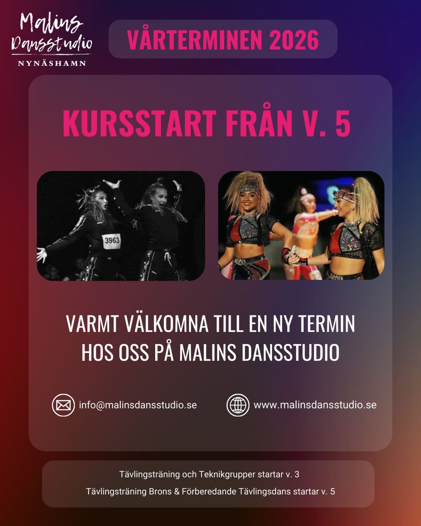 Idag &auml;r det &auml;ntligen kursstart och vi &auml;r s&aring; redo 🤩
Har du inte s&auml;krat din plats &auml;n - g&ouml;r det nu 💫