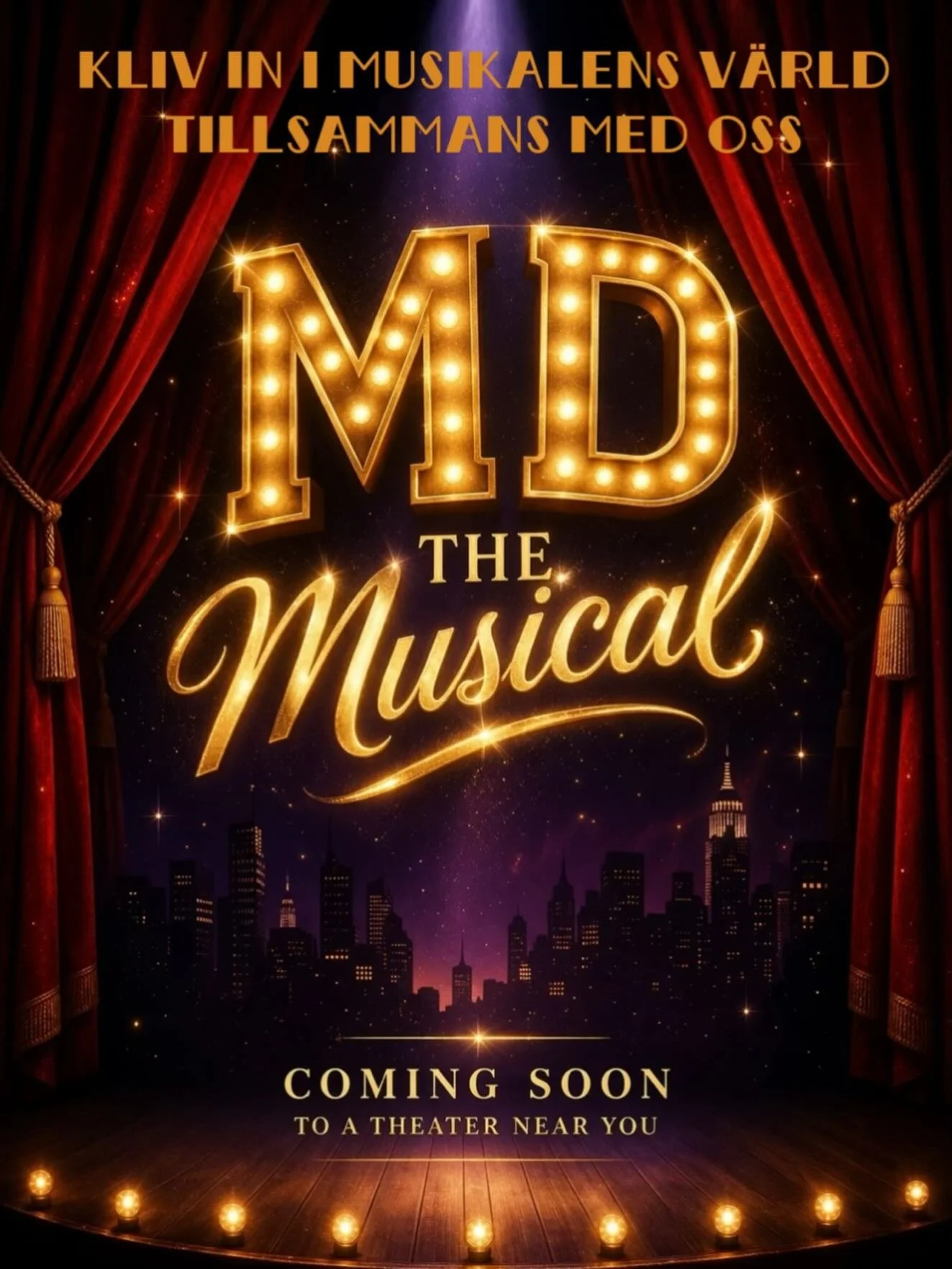 H&auml;ng med in i musikalens magiska v&auml;rld tillsammans med oss! ✨ Helgen den 2&ndash;3 maj sm&auml;ller det 🎭🤩 Det h&auml;r vill ni verkligen inte missa!