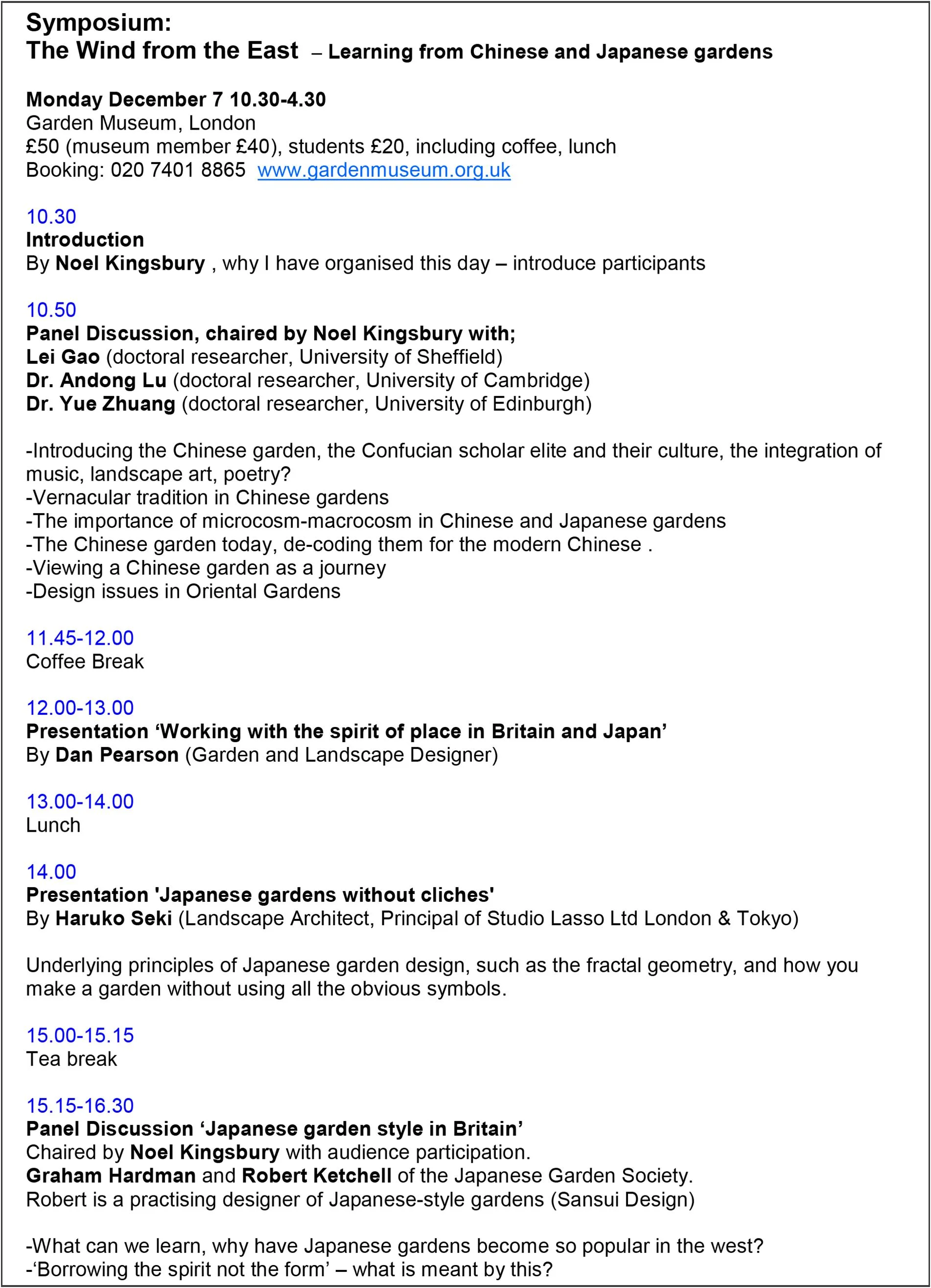 Symposium programme (Click to enlarge)