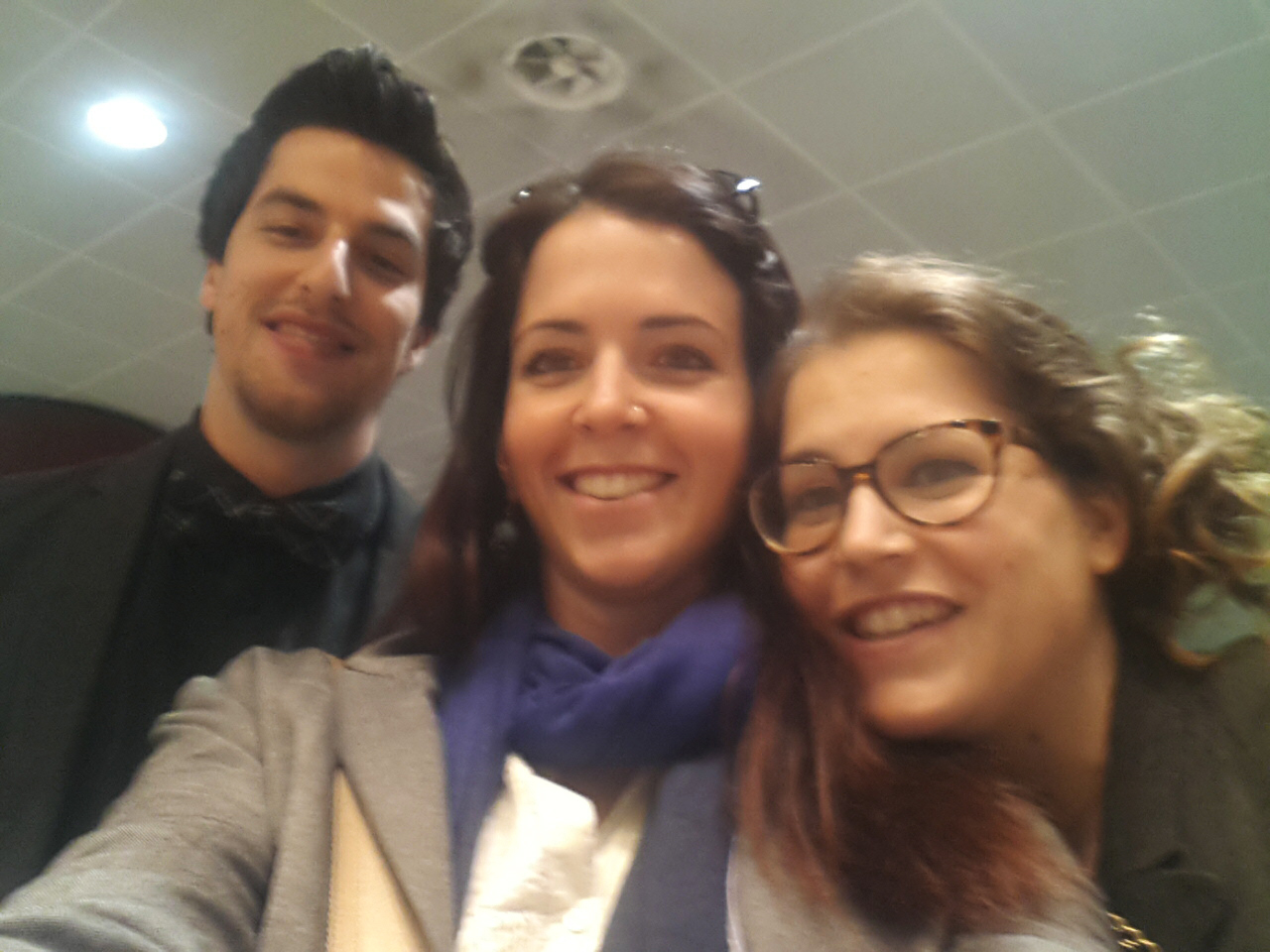 Meeting Stephano, Francesca and Giulia @Blogna Airport April 2014