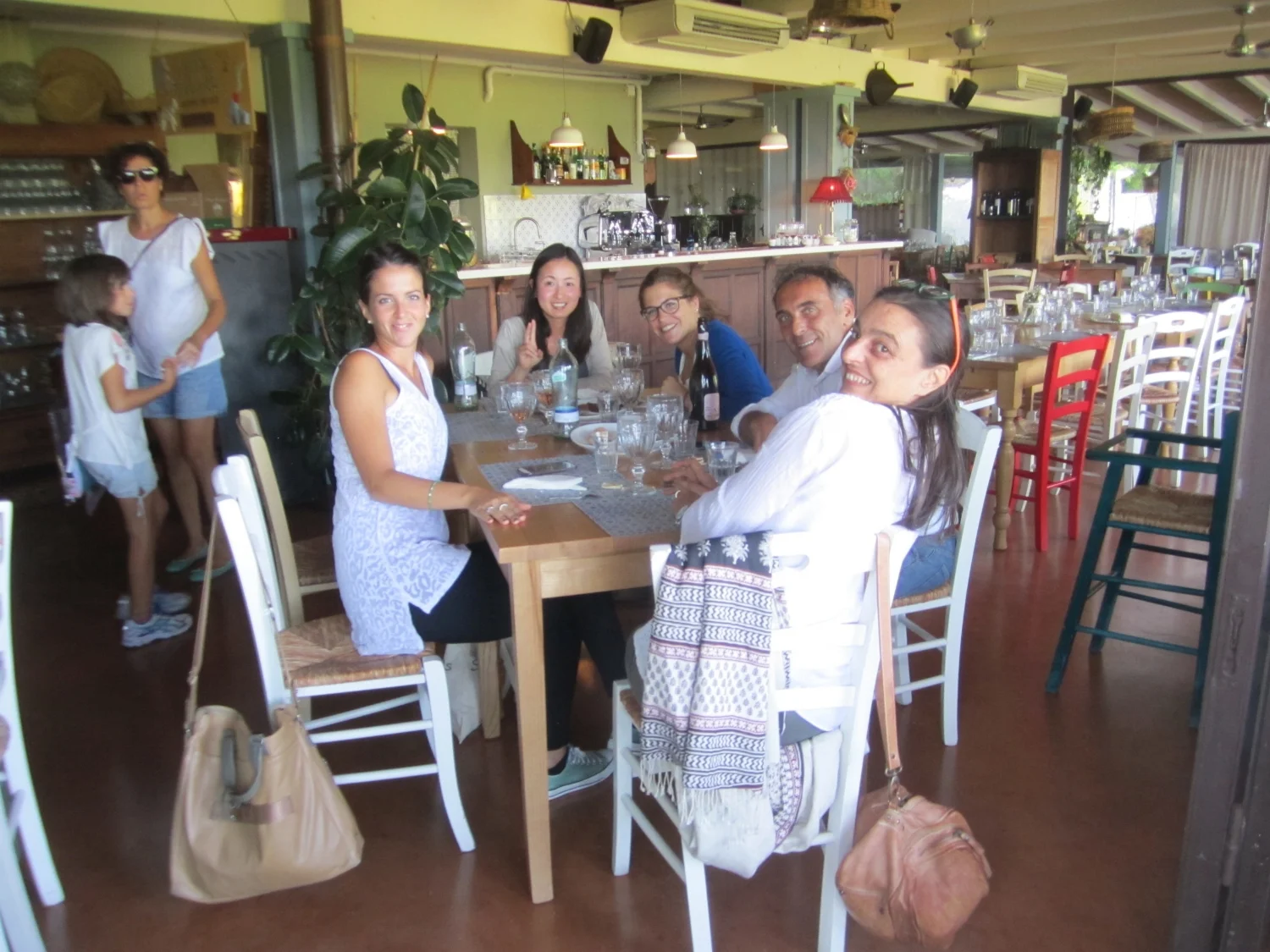Reunion with architects of CSPE studio Cesena September 2015 (from left: Francesca, Saori, Giulia, Marco and Camilla)
