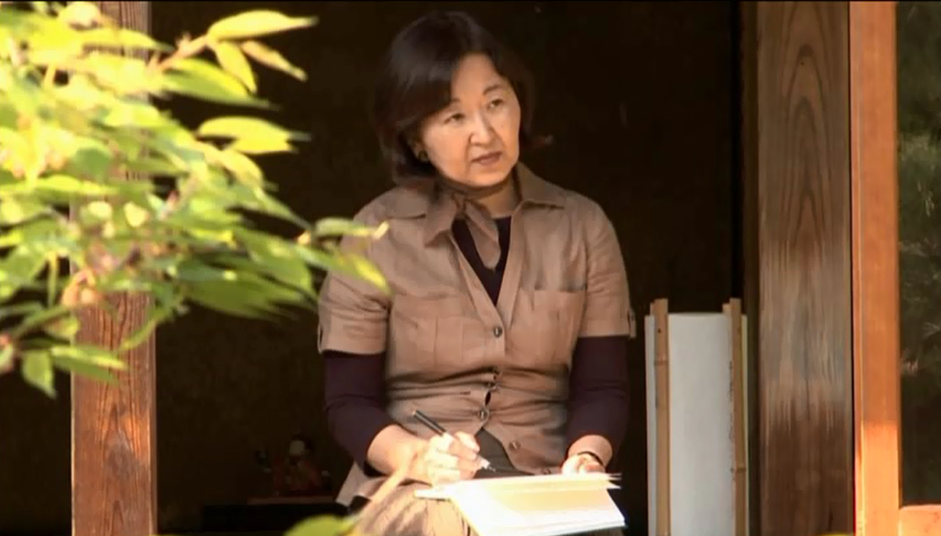 Filming with BBC@ Shorenin-temple, Kyoto in 2008