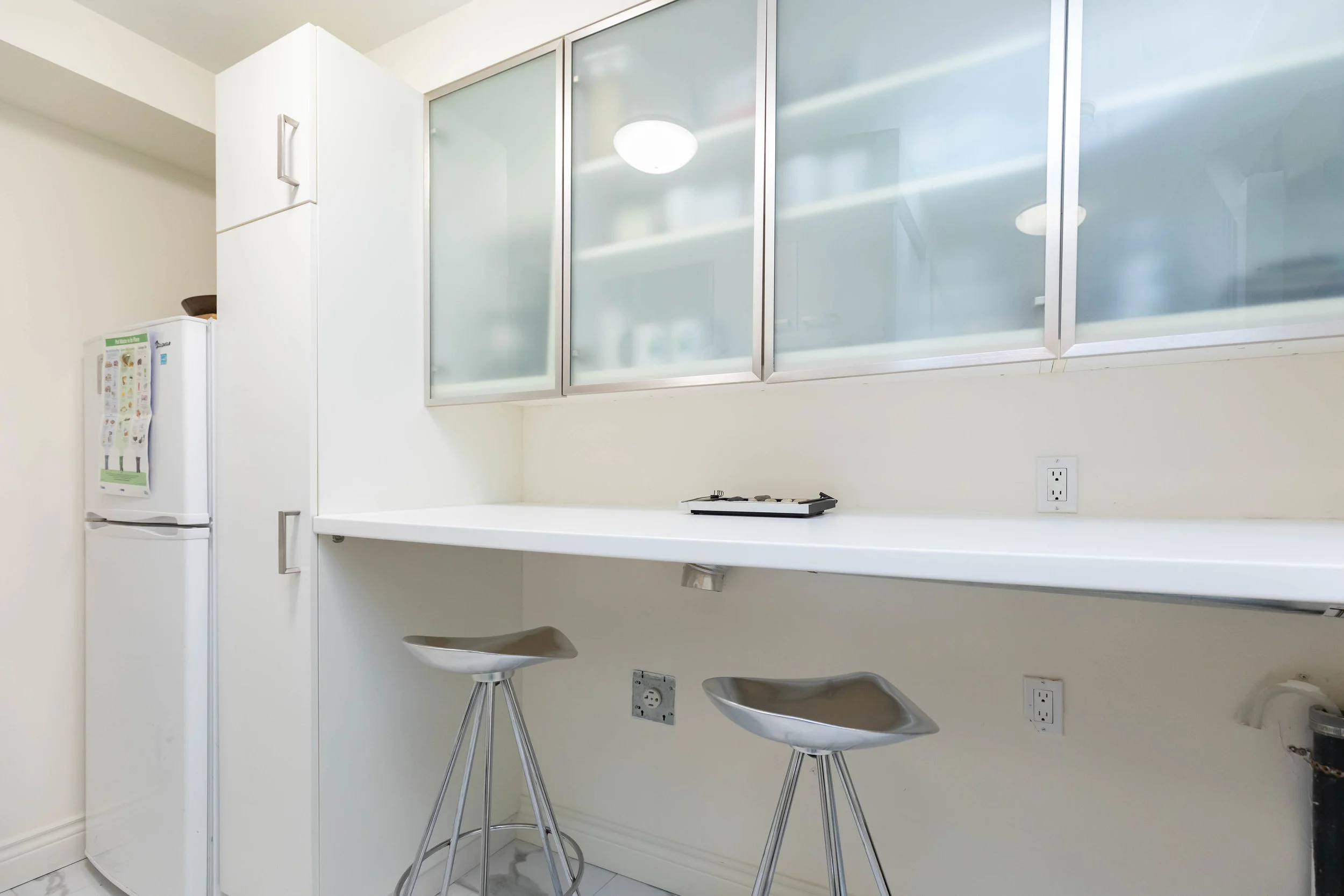 Basement Kitchen with Bar/Seating Space