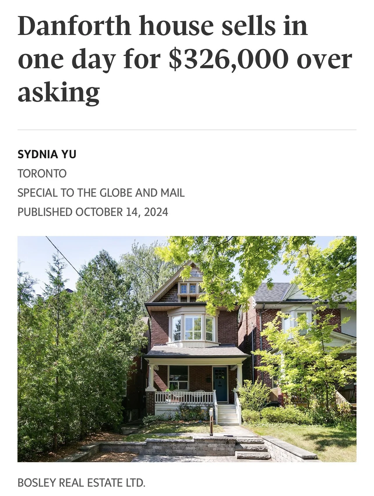 “Not another ‘sold over asking’ story…” Well, this one’s different. Here’s why: